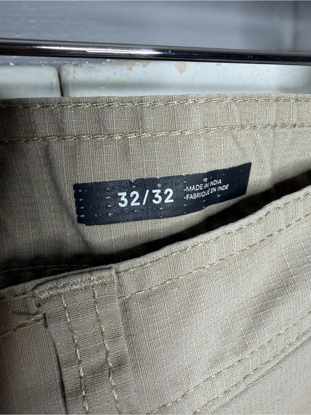 Prana Men Zion Ripstop Slim Pant Size 32x32 Hiking Outdoor Trail beige